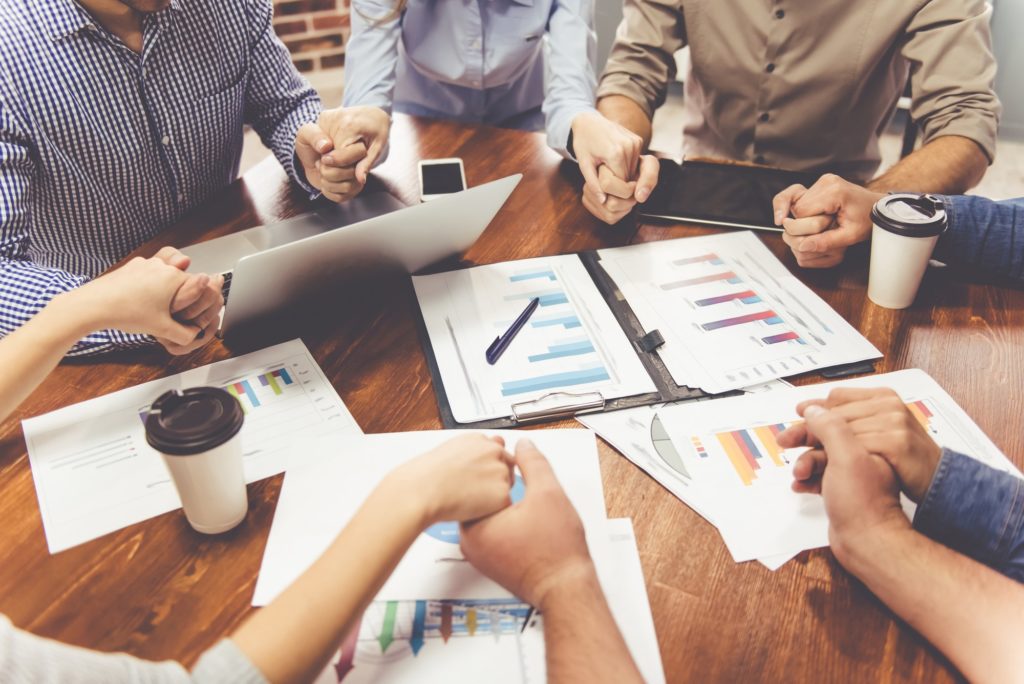 Business team working